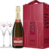 Piper-Heidsieck Champagner Brut inkl. 2 Gläser, Preisangabe ohne MwSt. (Preis inkl. MwSt. 45,59 €), METRO 0.75 Liter 1 Packung