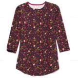 Promotion Bild von Kinder-Sweatkleid Blumen schwarz HEMA 1 Stück