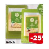 natürlich für uns Bio Wiesenmilch Käsescheiben verschiedene Sorten Unimarkt 150 Gramm 1 Packung