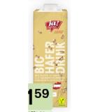 Ja! Natürlich Bio Haferdrink BIPA 1 Liter 1 Packung