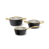 mömax Kochtopfset „GOLDY“ 35860161 mömax 6 Stück