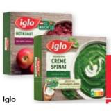 iglo Marchfelder Cremespinat laktosefrei, Rotkraut mit Apfel, Blattspinat Zwutschgerl oder Cremespinat Maximarkt 1 Packung