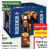 RiLi Limonade verschiedene Sorten und jetzt NEU: Cola Maximarkt 0.50 Liter 1 Flasche