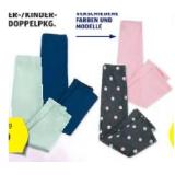 Bild von L&D /LILY & DAN Kleinkinder-/Kinder-Leggings, Doppelpkg. versch. Farben und Modelle HOFER 1 Packung