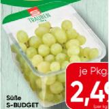 S-BUDGET süße Trauben weiß SPAR 750 Gramm 1 Packung