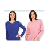 Damenpullover mit V-Ausschnitt oder Rundhals Maximarkt 1 Stück