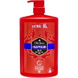 Bild von Old Spice Duschbad Captain, Preisangabe ohne MwSt. (Preis inkl. MwSt. 6,29 €), METRO 1 Liter 1 Flasche