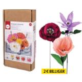 Bastel-Set Krepppapier-Blumen pastell oder bunt PAGRO & LIBRO 1 Set