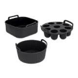 Silvercrest Heißluftfritteusen-Silikonformen versch. Formen Lidl 1 Stück