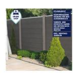 Promotion Bild von HOME DELUXE WPC Sichtschutzzaun Callado - 4 X Element + 6 X Pfosten HOFER 1 Stück