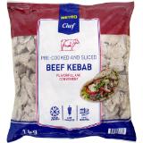 Metro Chef Rinder Kebab, Preisangabe ohne MwSt. (Preis inkl. MwSt. 14,29 €), METRO 1 Kilogramm 1 Packung