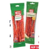 S-BUDGET Cabanossi Classic oder Cabanossi mit Käse Maximarkt 300 Gramm 1 Packung