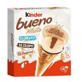 Kinder Bueno Waffelhörnchen Classic oder White Chocolate HOFER 4 Stück
