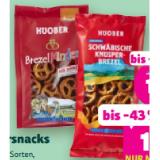 HUOBER BREZEL Bio-Knabbersnacks versch. Sorten NUR MIT APP Denns BioMarkt 1 Packung