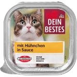 Dein Bestes Katzennassfutter div. Sorten dm 100 Gramm 1 Schale