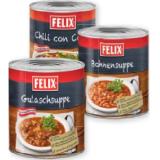 Felix Gulaschsuppe, Chili con Carne oder Bohnensuppe Maximarkt 2900 Gramm 1 Dose
