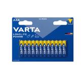 Varta Longlife Power Batterien Mignon oder Micro MPREIS 12 Stück