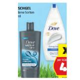 Dove XXL Duschgel verschiedene Sorten HOFER 1 Flasche