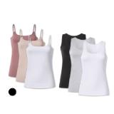 Esmara Damen Achsel-/Spaghettiträgerhemd Lidl 3 Stück