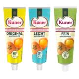 Kuner Mayonnaise 80% Fett, 25% Fett oder 50% Fett Sutterlüty 250 Milliliter 1 Tube