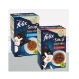 Bild von Purina felix „Soup“ Für Katzen div. Sorten DAS FUTTERHAUS 48 Gramm 6 Stück