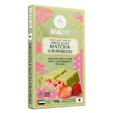Realmix Tokyo Style Matcha Erdbeer Schokolade EUROSPAR 100 Gramm 1 Tafel