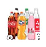 Coca-Cola Limonaden oder Kinley versch. Sorten Maximarkt 1 Liter 1 Flasche