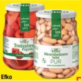 Efko Riesenbohnen pur, Jausenzwiebel, Tomaten-Paprika, Bohnensalat oder Selleriestreifen Maximarkt 1 Glas