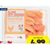 Sonnhof Maishendl-Innenfilets HOFER 400 Gramm 1 Packung