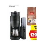 Melitta Filterkaffeemaschine Mit Mahlwerk Aroma Fresh 1030-05 GRATIS: 1kg Melitta BellaCrema La Crema 1000gr HOFER  1 Stück