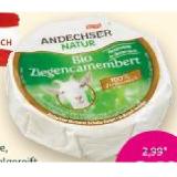 Andechser Natur Bio-Ziegencamembert Denns BioMarkt 100 Gramm