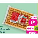 Dennree Bio-Frischei-Waffeln NUR MIT APP Denns BioMarkt 165 Gramm 1 Packung