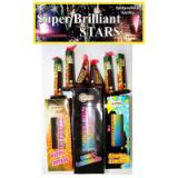 Promotion Bild von Bodenfeuerwerk-Sortiment „Super Brilliant Stars” 650133 HELLWEG 9 Stück 1 Packung