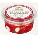 BILLA GENUSSWELT Peppersweet mit Schaffrischkäse gefüllt Sutterlüty 140 Gramm 1 Becher