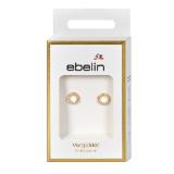 ebelin vergoldete Ohrstecker Glitzersteinchen dm 1 Paar