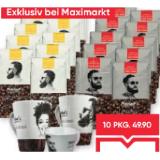 Maximo's cafe do brasil oder Espresso + 2 Maximo's Espresso- oder Kaffeetassen GRATIS Maximarkt 1 Packung