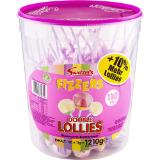 Fizzers Double Lollies, Preisangabe ohne MwSt. (Preis inkl. MwSt. 18,14 €), METRO 110 Stück