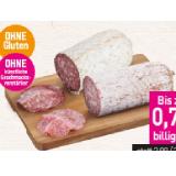 Original Italienische Salama Milano oder Salami Finocchiona (Fenchelsalami) Sutterlüty 100 Gramm