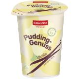 SalzburgMilch Pudding Genuss Vanille, Preisangabe ohne MwSt. (Preis inkl. MwSt. 1,49 €), METRO 400 Gramm 1 Becher