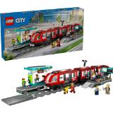 LEGO Straßenbahn mit Haltestelle 60423, Preisangabe ohne MwSt. (Preis inkl. MwSt. 64,79 €), METRO 1 Stück