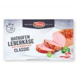 TANN Backofen Leberkäse classic, Käse, Chili Cheese, Chili oder Pute Maximarkt 500 Gramm 1 Packung