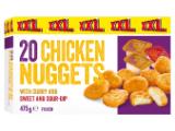 Promotion Bild von Chicken Nuggets mit Curry- und Süß-Sauer Dip Lidl 475 Gramm 1 Packung