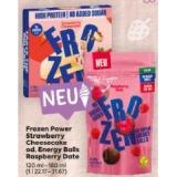 Frozen Power Strawberry Cheesecake od. Energy Balls Raspberry Date BILLA PLUS 1 Packung