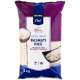 Metro Chef Basmatireis, Preisangabe ohne MwSt. (Preis inkl. MwSt. 16,93 €), METRO 5 Kilogramm 1 Packung