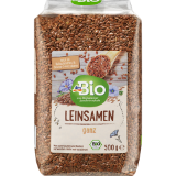 Promotion Bild von dmBio Leinsamen ganz dm 500 Gramm 1 Packung
