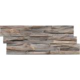 INDO Echtholz-Paneele „INDO 3D WALL“, Gun Smoked 735382 HELLWEG 10 Stück 1 Packung