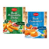 Milbona Backkäse mit Dip versch. Sorten Lidl APP Preis 1 Packung