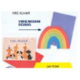 Home Creation Effekt Grusskarten inkl. Kuvert versch. Designs HOFER 1 Stück