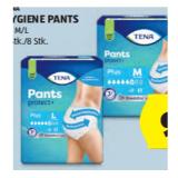 Promotion Bild von Tena Hygiene Pants div. Sorten HOFER 1 Packung