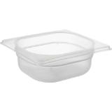 Metro Professional GN Behälter Polypropylen GN 1/6, 65 mm, 0,75 l, Preisangabe ohne MwSt. (Preis inkl. MwSt. 2,75 €), METRO 1 Stück